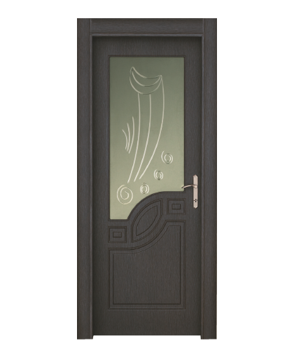 BY-104 Porte intérieure Placage pvc ou Laqué